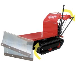 minitransporter IBEA dotato della lama neve