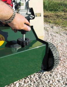 regolazione altezza arieggiatore