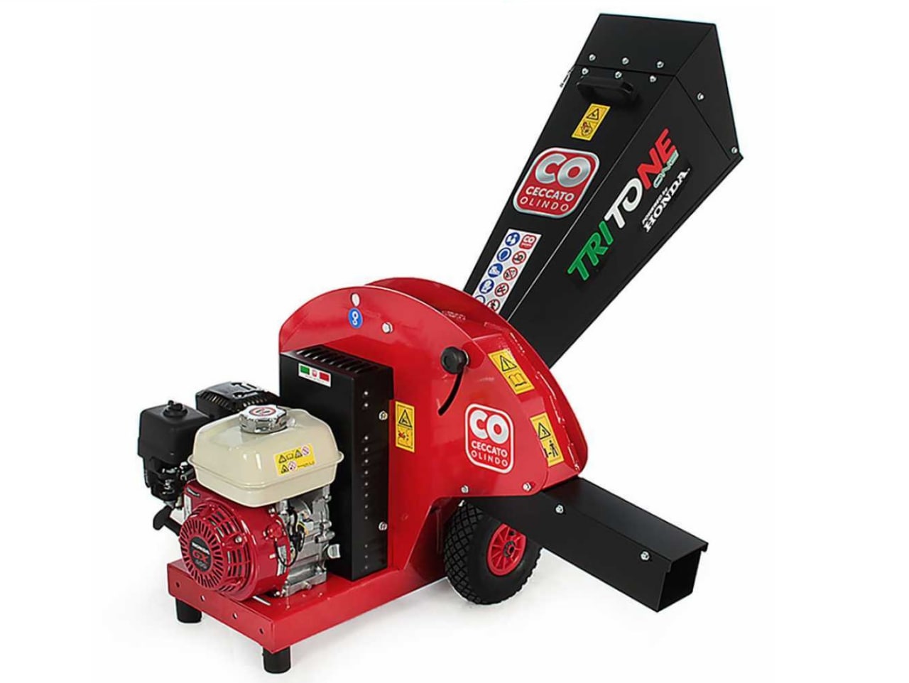 Biotrituratore a scoppio Ceccato Tritone ONE con motore Honda GX 200